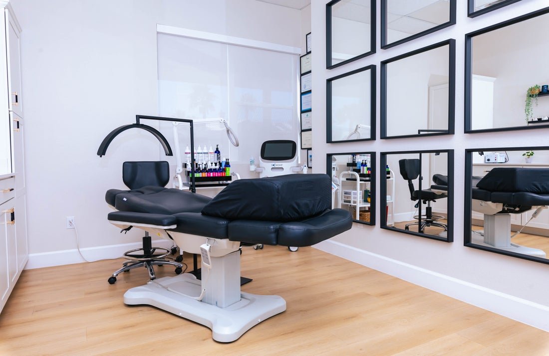 A treatment room at The Skin Proper in Las Vegas.